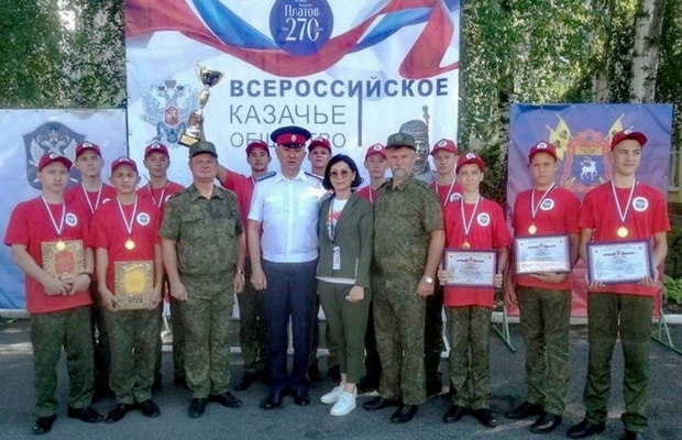 В Шахтах состоялся первый войсковой этап Всероссийской военно-спортивной игры "Казачий сполох"